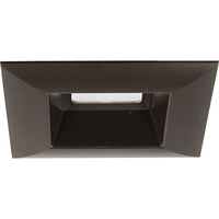 Progress Lighting P8161-20-30K Transitional Recessed Trim from LED Retrofit Sq Collection Dark Finish, Antique Bronze