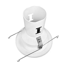 Load image into Gallery viewer, PROCURU 5&quot; White Baffle Metal Trim for Recessed Can Light (Replaces Halo 5001P) - Compatible with LED, Incandescent, CFL, Halogen Bulbs (White (1-Pack))
