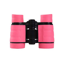 Load image into Gallery viewer, Moolo Binocular Telescope, Outdoor Travel Sightseeing Bird Watching Rubber Children Binoculars (Color : Pink)
