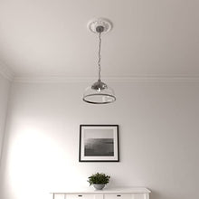 Load image into Gallery viewer, Ekena Millwork CM11LF Leaf Ceiling Medallion, 11 3/8&quot;OD x 3 5/8&quot;ID x 1 1/8&quot;P, Factory Primed
