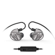 Load image into Gallery viewer, BQEYZ KC2 Quad Drivers Earphones HiFi Stereo Headset Noise Isolating with Detachable Cable (KC2 Silver with mic)
