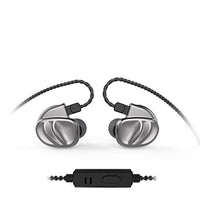 BQEYZ KC2 Quad Drivers Earphones HiFi Stereo Headset Noise Isolating with Detachable Cable (KC2 Silver with mic)
