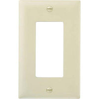Legrand - Pass & Seymour TP26ICP Trade Master Nylon Wall Plate with One Decorator Opening, One Gang, Ivory
