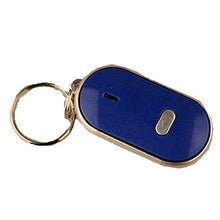 Load image into Gallery viewer, Whistle Key Finder with LED Flashlight Beeping Remote Keyfinder Wallet Locator Keyring Item Tracker Anti-Lost Device for Phone, Keys, Luggage, Wallets, More (Blue)
