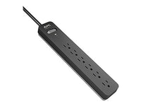 Apc Power Strip Surge Protector, Pe66, 1080 Joule, 6 Outlet Surge Strip