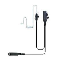 Load image into Gallery viewer, Valley Enterprises 2-Wire Coil Earbud Audio Mic Surveillance Kit for Motorola Two-Way Radios HT1250 HT1550

