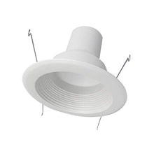 Load image into Gallery viewer, Nicor Lighting 5 Inch White Recessed Baffle Trim (15511)
