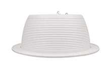 Load image into Gallery viewer, Nicor Lighting 6 Inch White Recessed Baffle Trim, Fits 6 Inch Housings (17511)
