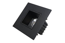 Load image into Gallery viewer, NICOR Lighting 2-Inch Square 3000K LED Downlight Fixture for 2-Inch Recessed Housings, Black (DQR2-10-120-3K-BK)
