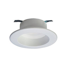 Load image into Gallery viewer, HALO RL460WH950 Rl Recessed Lighting Integrated Led Retrofit Downlight Baffle Trim with 90 CRI, 5000K Daylight, 4 In, White
