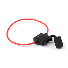 Load image into Gallery viewer, Areyourshop 8Pcs Medium Blade Fuse Holder ATC ATO Waterproof 16AWG in-Line Wire Black
