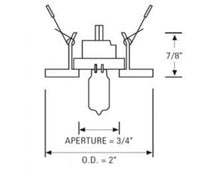 Load image into Gallery viewer, Ark Lighting Black Low Voltage 2-inch Recessed Trim ARLV1800BL
