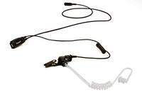 Impact 1-Wire Earpiece Lapel Mic for Kenwood 2-Pin Radios K1-G1W-AT1-HW (See List)