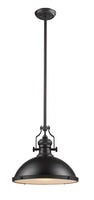 Elk 66138-1 Chadwick 1-Light 14-Inch Pendant, Oiled Bronze