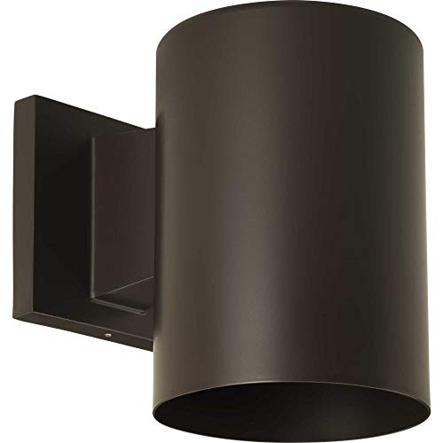 Progress P5674-20 One Light Outdoor Wall Mount, Antique Bronze Finish with Metal Shade