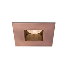 Load image into Gallery viewer, WAC Lighting HR2LEDT709PS930CB Tesla PRO 2&quot; LED Square Open Reflector Trim with Light Engine 3000K Spot Beam 90CRI, 15, Copper Bronze
