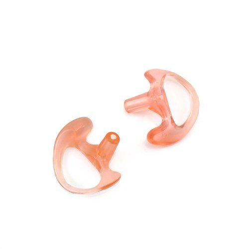 Tenq Replacement Small Earmold Earbud One Pair for Two-Way Radio Coil Tube Audio Kits