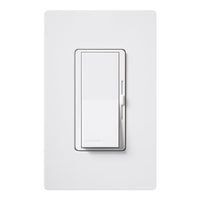 Lutron Diva Led+ Dimmer For Dimmable Led, Halogen And Incandescent Bulbs With Wallplate | Single Pol