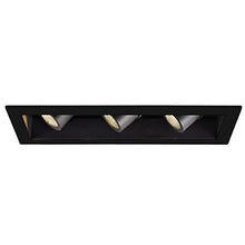 Load image into Gallery viewer, WAC Lighting MT-4LD316T-BK Contemporary Precision Multiples 4-Inch 1X3 Black Trim
