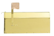 Load image into Gallery viewer, Qualarc MB-1000-PB Provincial Collection Rural Mailbox, Smooth Polished Brass Finish

