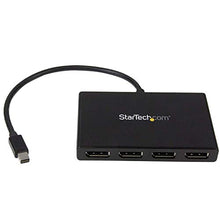 Load image into Gallery viewer, StarTech.com 4 Port Mini DisplayPort MST Hub - 4K 30Hz - Mini DP to DisplayPort Splitter for Multiple Monitors - mDP to DP (MSTMDP124DP)
