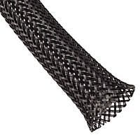 Load image into Gallery viewer, Cables UK Halogen Free Braid Sleeving 18-29mm x 25m Black
