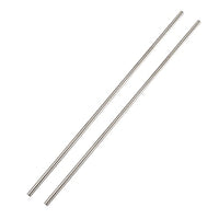 uxcell 2pcs Metal Working Stainless Steel Round Tube 170x3mm 0.5mm Wall Thick