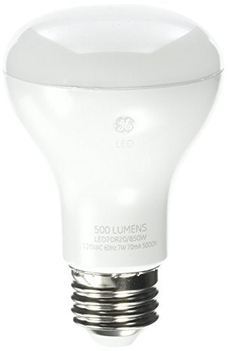 G E Lighting 34305 GE 7W White R20 LED Bulb