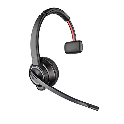 Plantronics - Savi 8210 Office Wireless DECT Headset (Poly) - Single Ear (Mono) - Compatible to connect to PC/Mac or to Cell Phone via Bluetooth - Works with Teams (Certified), Zoom
