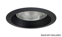 Load image into Gallery viewer, NICOR Lighting 6 inch Black Wet Location Rated Cone Baffle Trim, Fits 6 inch Housings (17550ABKWL)
