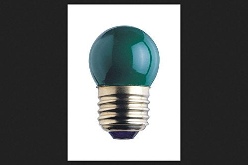 Westinghouse 7.5 watts S11 Incandescent Bulb E26 (Medium) Green 1 pk
