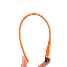 Load image into Gallery viewer, TWAYRDIO BNC UHF/VHF Dual Band Two Way Radio Flexible Whip Antenna Orange 15inch for Icom IC-V80 IC-V82 IC-V85 Kenwood TK300 Walkie Talkie
