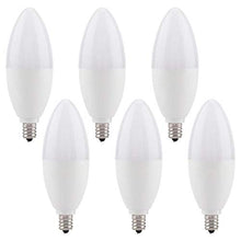 Load image into Gallery viewer, 6Pcs Candle Bulb, E12 LED Candelabra Decoration Light 5W Warm White Lamp
