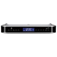 iLive Wireless Under Cabinet Bluetooth FM Radio, 9.09 X 7.32 X 2.44 Inches, Includes Mounting Hardware (IKB318S)