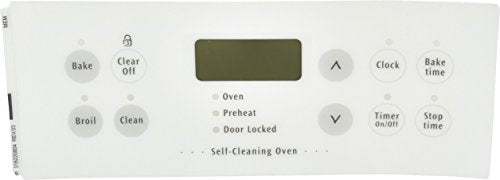 Electrolux 316220804 Oven Control Overlay