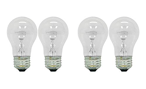 Lava Lite 40 Watt Replacement Bulbs for 16.3-Inch Lava Lamps, 4-Pack