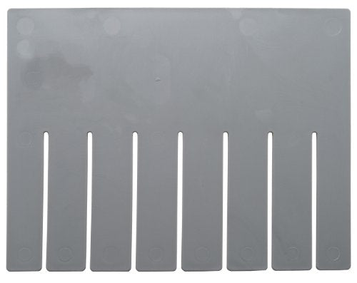 Quantum Storage Systems DL93120 Long Divider for Dividable Grid Container DG93120, Gray, 6-Pack