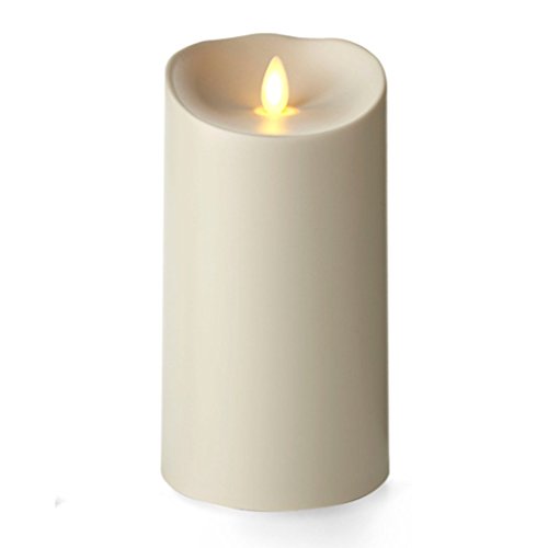 Luminara Flameless Candle Unscented Outdoor Pillar Candle 7 Inch