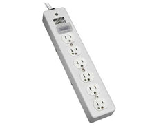 Load image into Gallery viewer, Tripp LITE 6 ft. Surge Protector Outlet Strip, Gray; No. of Total Outlets: 6
