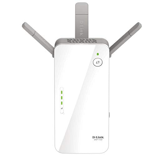 D-Link AC1750 WiFi Range Extender with Dual Band Gigabit WiFi Booster Wireless Repeater and Smart Signal Indicator (DAP-1720)
