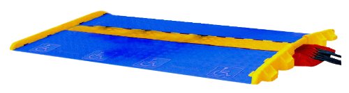 Cross-Guard CPRL-3GD-DO-Y Polyurethane ADA Compliant Rail for Guard Dog 3 Channel Drop Over Heavy Duty Cable Protectors, Yellow, 2