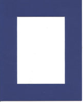 Pack of 5 16x20 Royal Blue Picture Mats Mattes Matting with White Core Bevel Cut for 11x14 Pictures