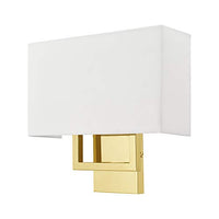 Livex Lighting 50990-02 Ada Wall Sconce, Polished Brass