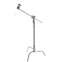 Load image into Gallery viewer, Impact 40&quot; C-Stand with Sliding Leg Kit - 10.99&#39; (Chrome)
