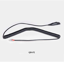 Load image into Gallery viewer, RJ9 (RJ22) Quick Disconnect Cord for use OvisLink Headsets with Avaya (96xx Series), Grandstream, Snom and Zultys Phones
