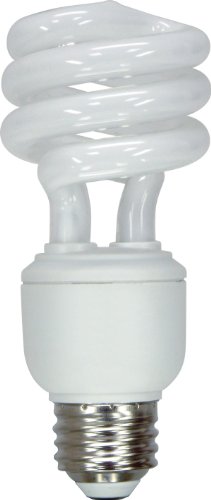 GE Lighting 25182 Energy Smart Spiral CFL 10-watt 550-Lumen T3 Spiral Light Bulb with Medium Base