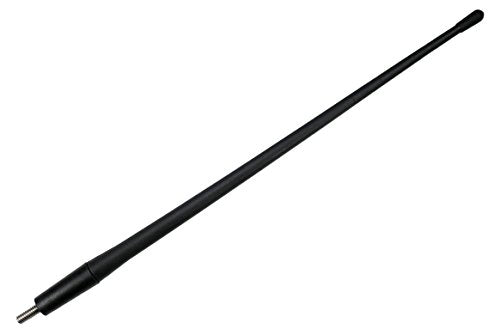 AntennaMastsRus - 13 Inch All-Terrain Flexible Rubber Antenna is Compatible with Hyundai Tiburon (1997-2006) - Spring Steel Internal Core
