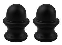 Load image into Gallery viewer, Urbanest Set of 2 Tottington Lamp Finial, 1 3/8-inch Tall, Black
