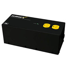 Load image into Gallery viewer, SurgeX SA-15 Standalone Surge Eliminator and Power Conditioner - Surge Protector with EMI/RFI Noise Filter, 120 Volt, 15 amp, 2 Outlets
