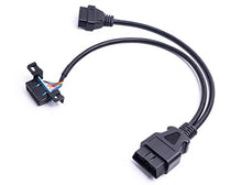 Load image into Gallery viewer, ARTECKIN Universal OBD II Splitter Extension Y Cable J1962 for GPS Tracking Devices
